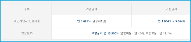 카카오뱅크 개인사업자